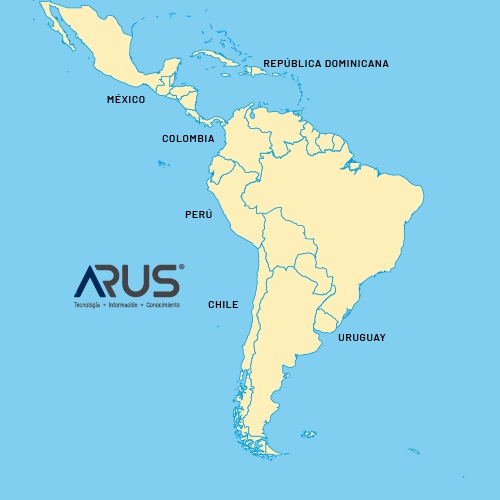 seguros-sura-historia-mapa-centro-america-y-america-del-sur-logo-arus