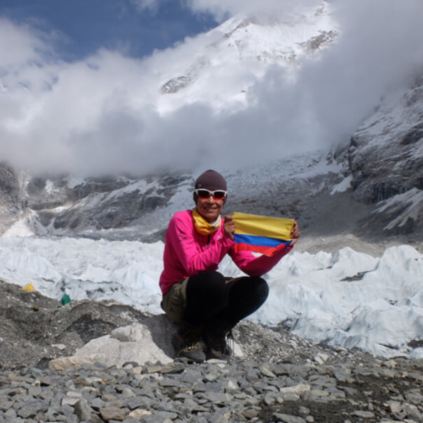 Ana María Giraldo, la mujer que hizo historia en el Everest
